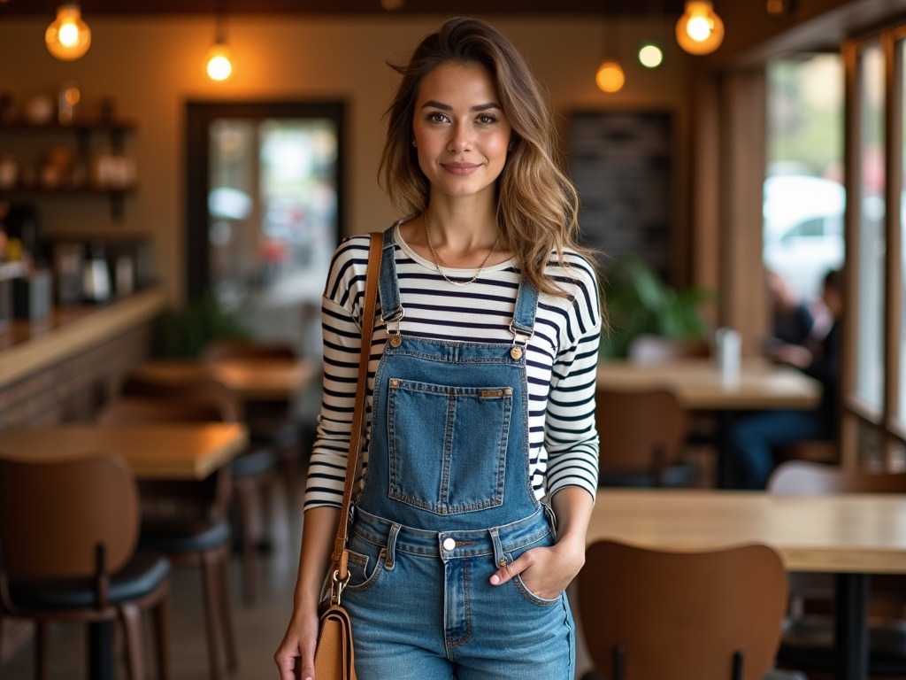 ecodecohouse.ro | Ce să porți cu salopeta din denim pentru un look de zi