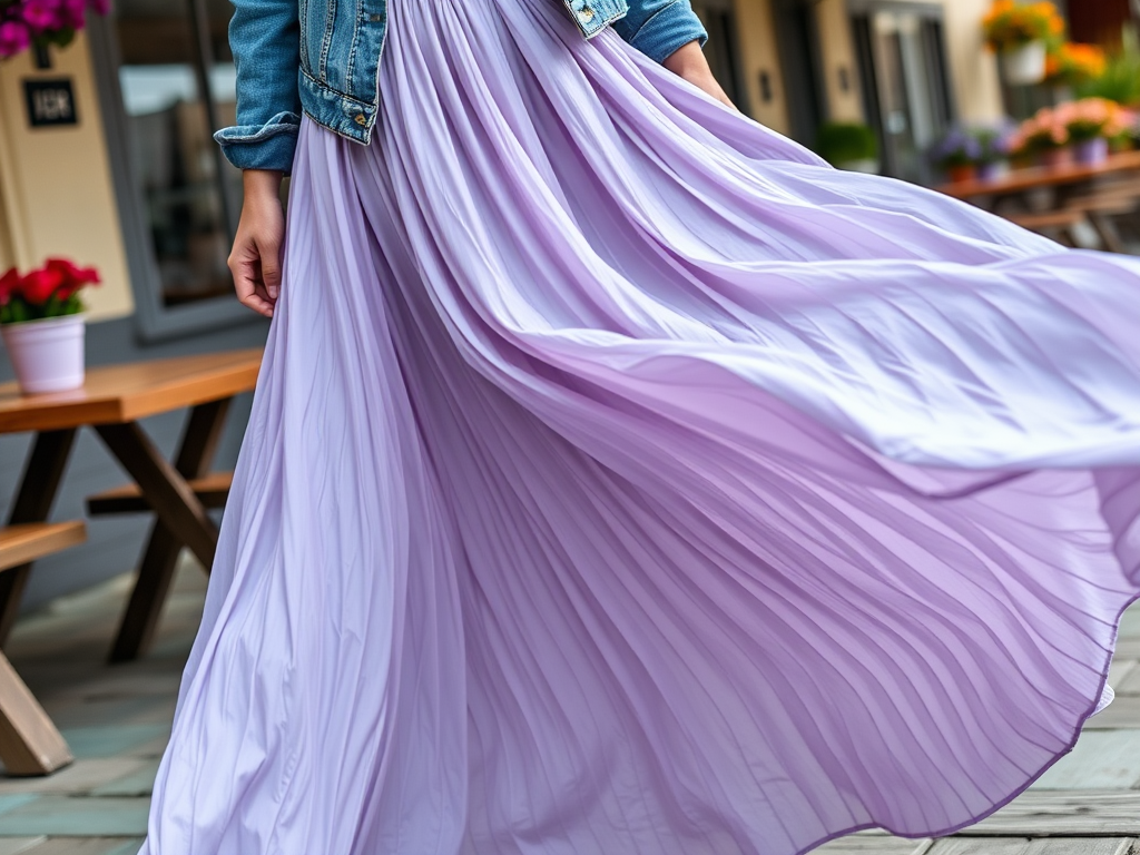 ecodecohouse.ro | Fuste maxi elegante în culori pastelate: ideale pentru primăvară